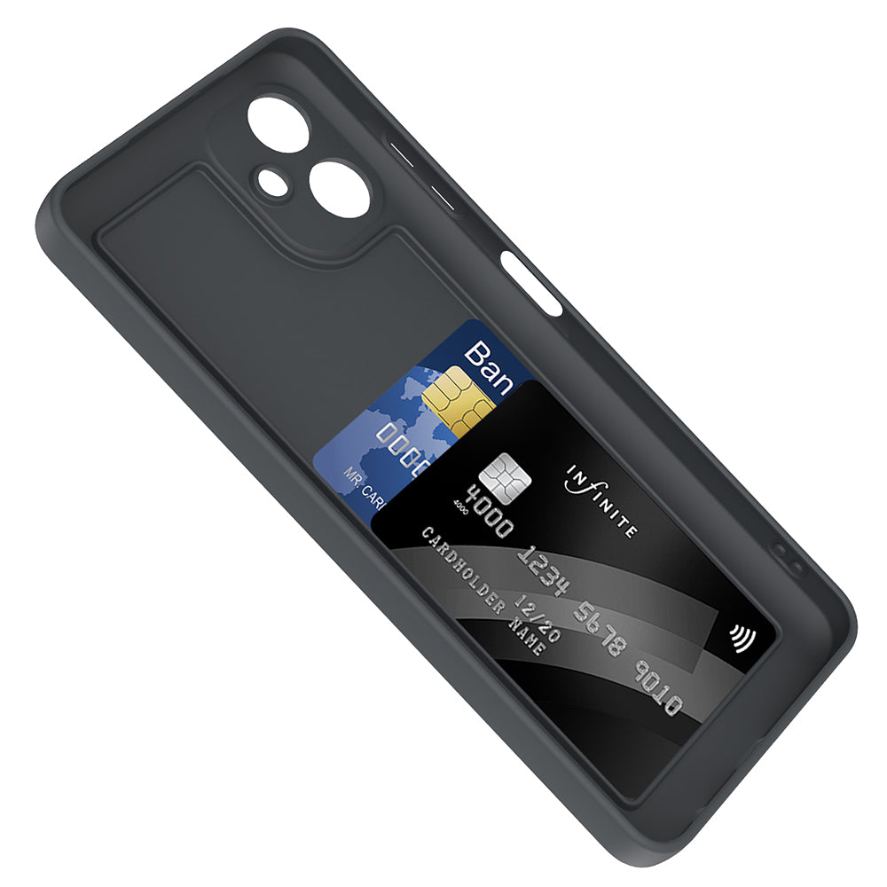 Galaxy A06 Case Camera Protection Card Holder Zore Vitra Cover Gray