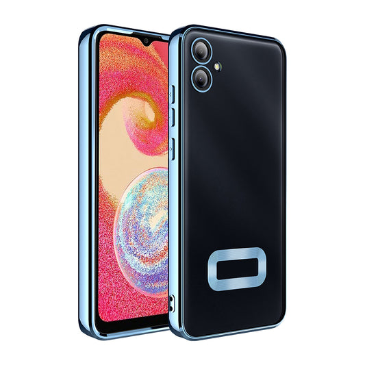 Galaxy A06 Case Camera Protection Logo Showing Zore Omega Cover Blue