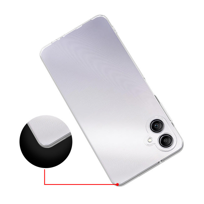 Galaxy A06 Case Zore Super Silicone Cover Transparent