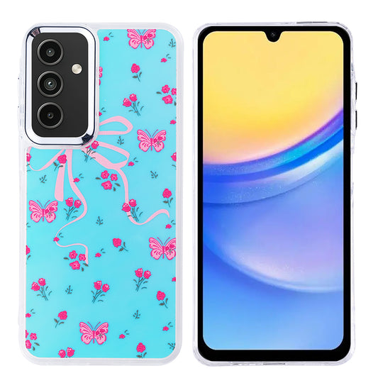 Galaxy A15 Case Airbag Design Zore Hadra Cover Butterfly
