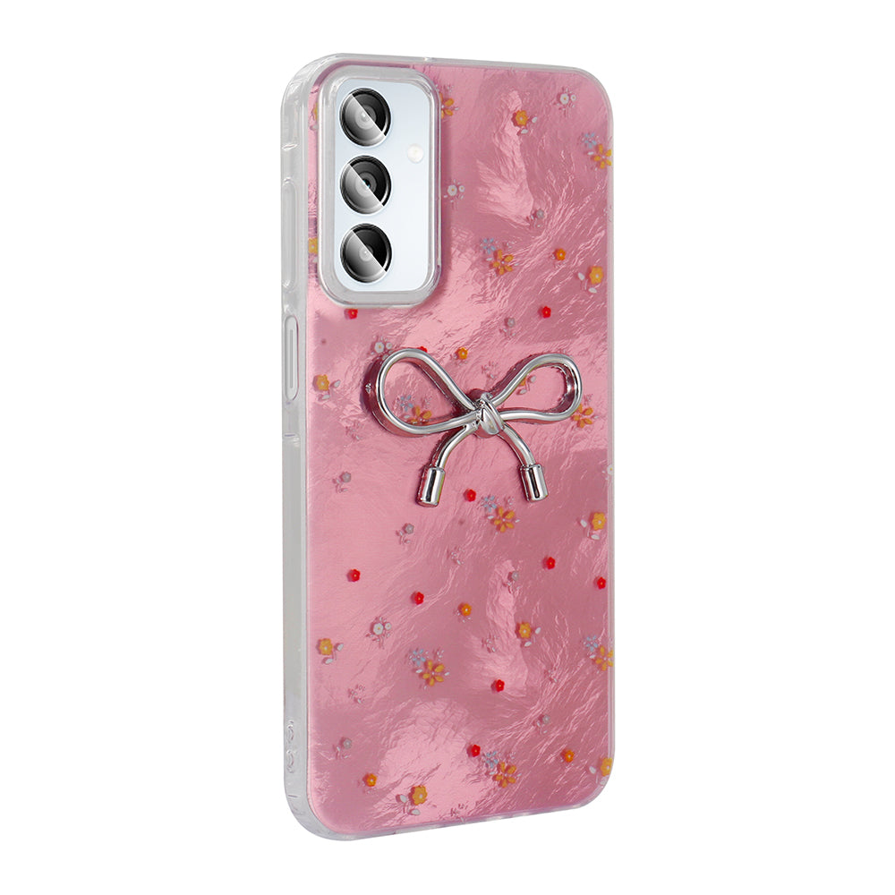Galaxy A15 Case Camera Protection Figured Zore Ponti Silicone Cover White