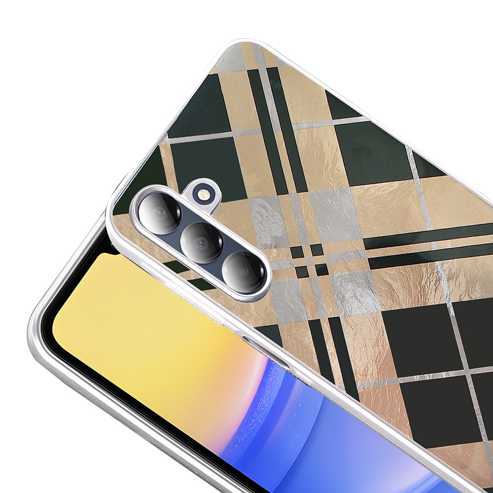 Galaxy A16 Case Patterned Zore Mep Cover Gray Leopard