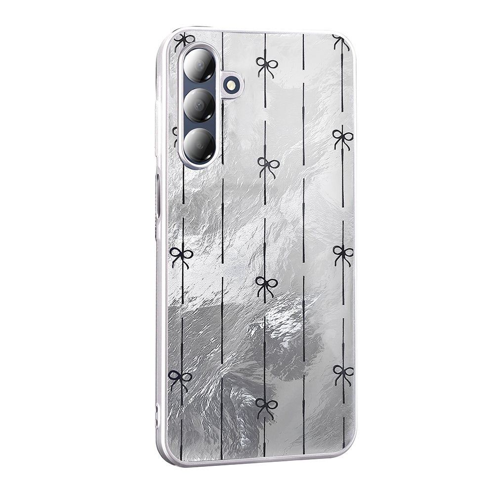 Galaxy A16 Case Patterned Zore Mep Cover Gold Leopard