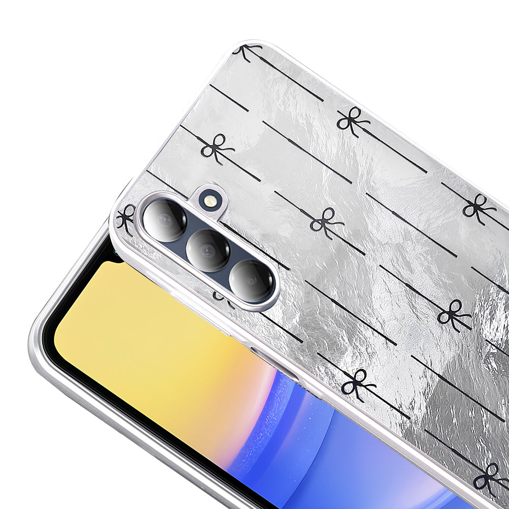 Galaxy A16 Case Patterned Zore Mep Cover Gold Leopard