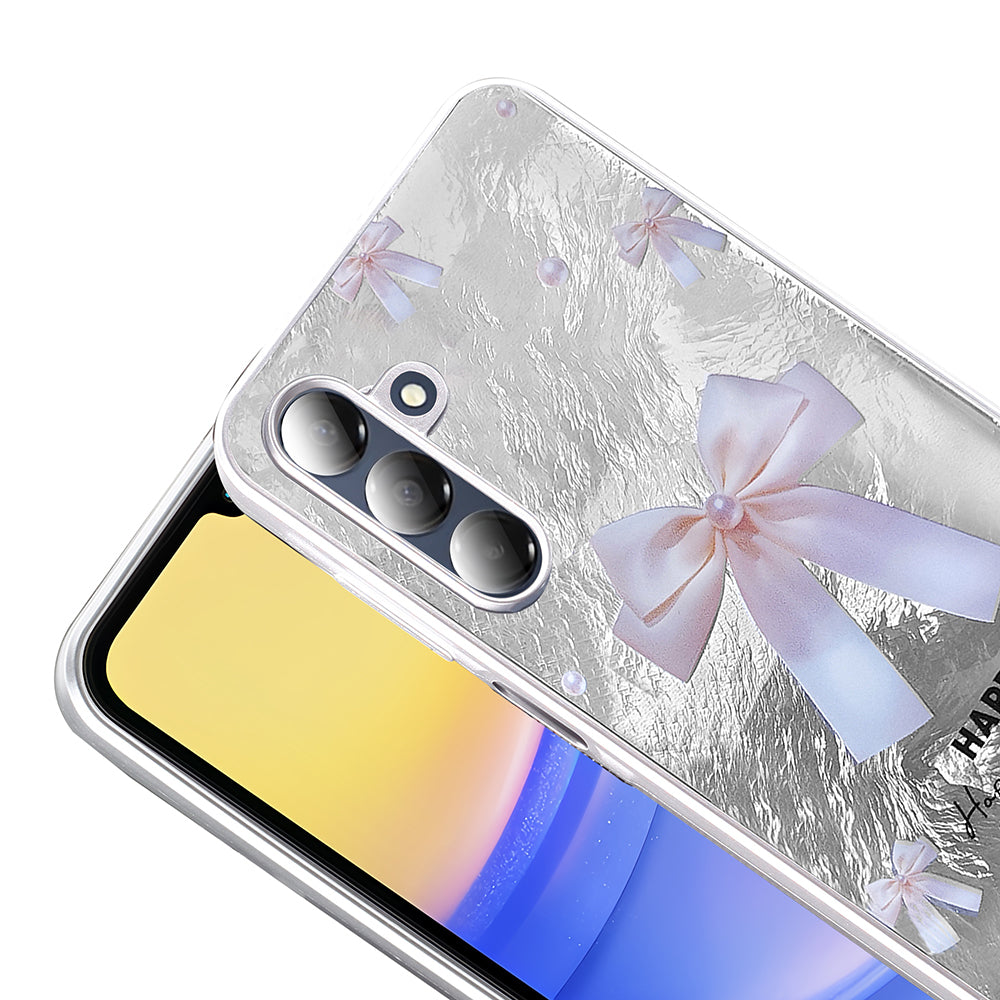 Galaxy A16 Case Patterned Zore Mep Cover Gray Leopard
