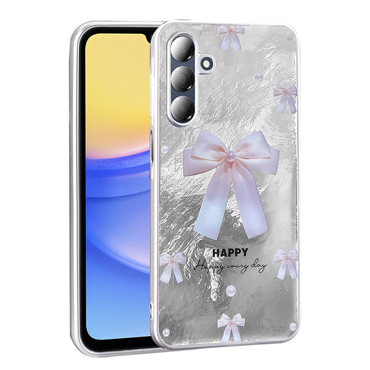 Galaxy A16 Case Patterned Zore Mep Cover Pearly Bow