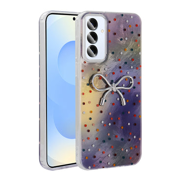 Galaxy A16 Case Camera Protection Figured Zore Ponti Silicone Cover Lilac