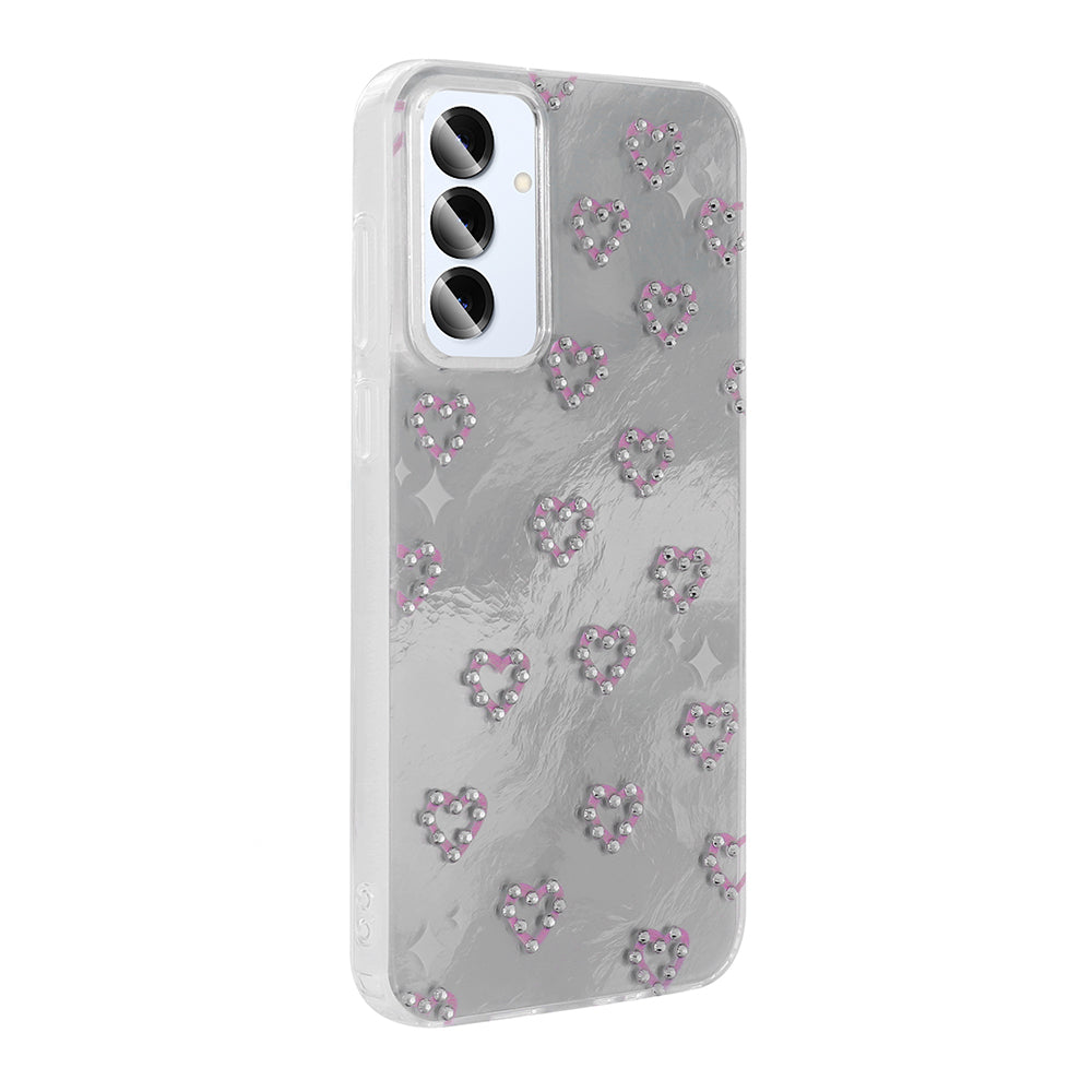Galaxy A16 Case Camera Protection Figured Zore Ponti Silicone Cover White