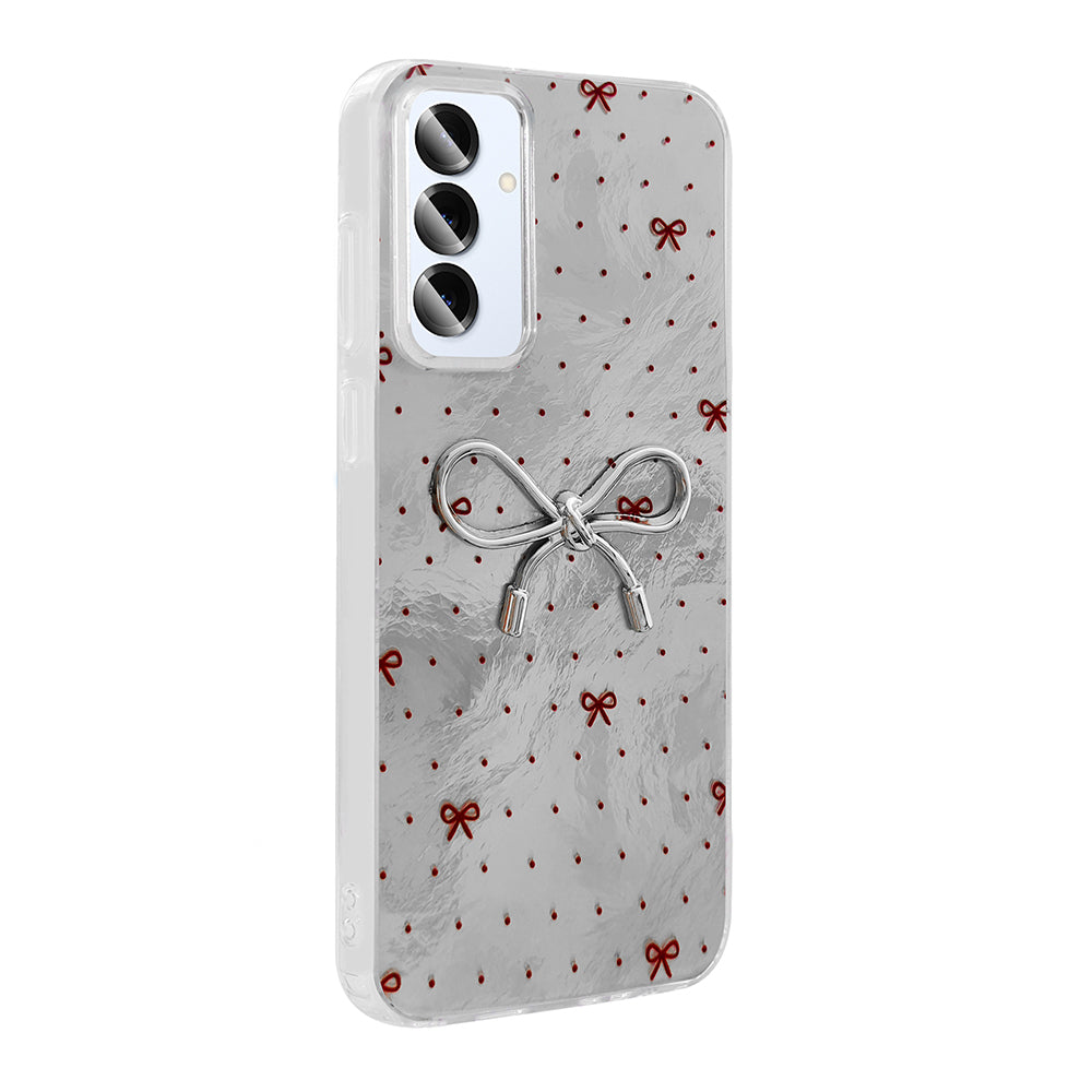 Galaxy A16 Case Camera Protection Figured Zore Ponti Silicone Cover White