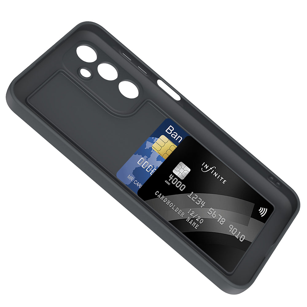 Galaxy A16 Case Camera Protection Card Holder Zore Vitra Cover Plum