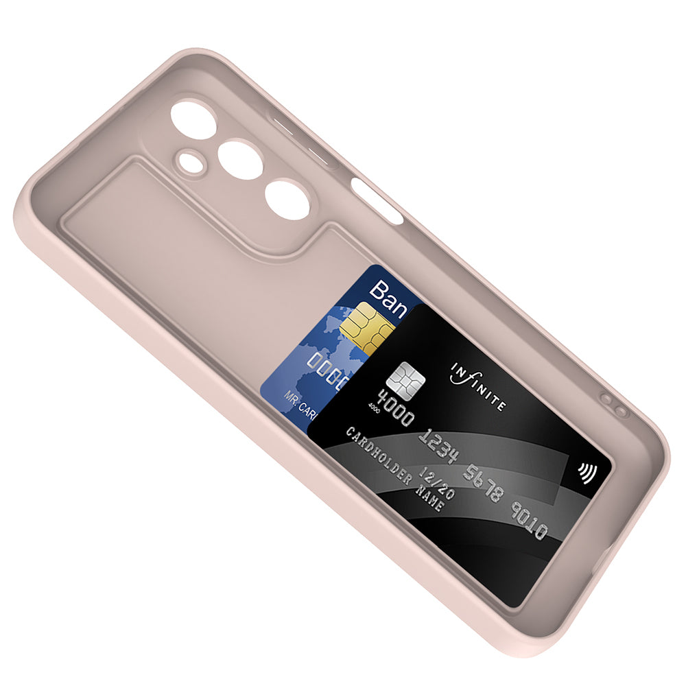 Galaxy A16 Case Camera Protection Card Holder Zore Vitra Cover Pink