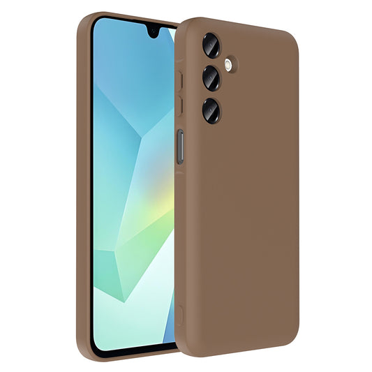 Galaxy A16 Case Camera Protection Card Holder Zore Vitra Cover Brown