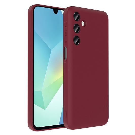 Galaxy A16 Case Camera Protection Card Holder Zore Vitra Cover Plum