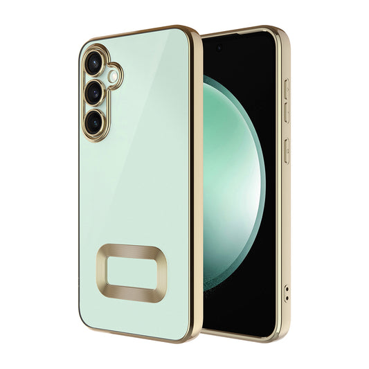 Galaxy A16 Case Camera Protection Logo Showing Zore Omega Cover Gold