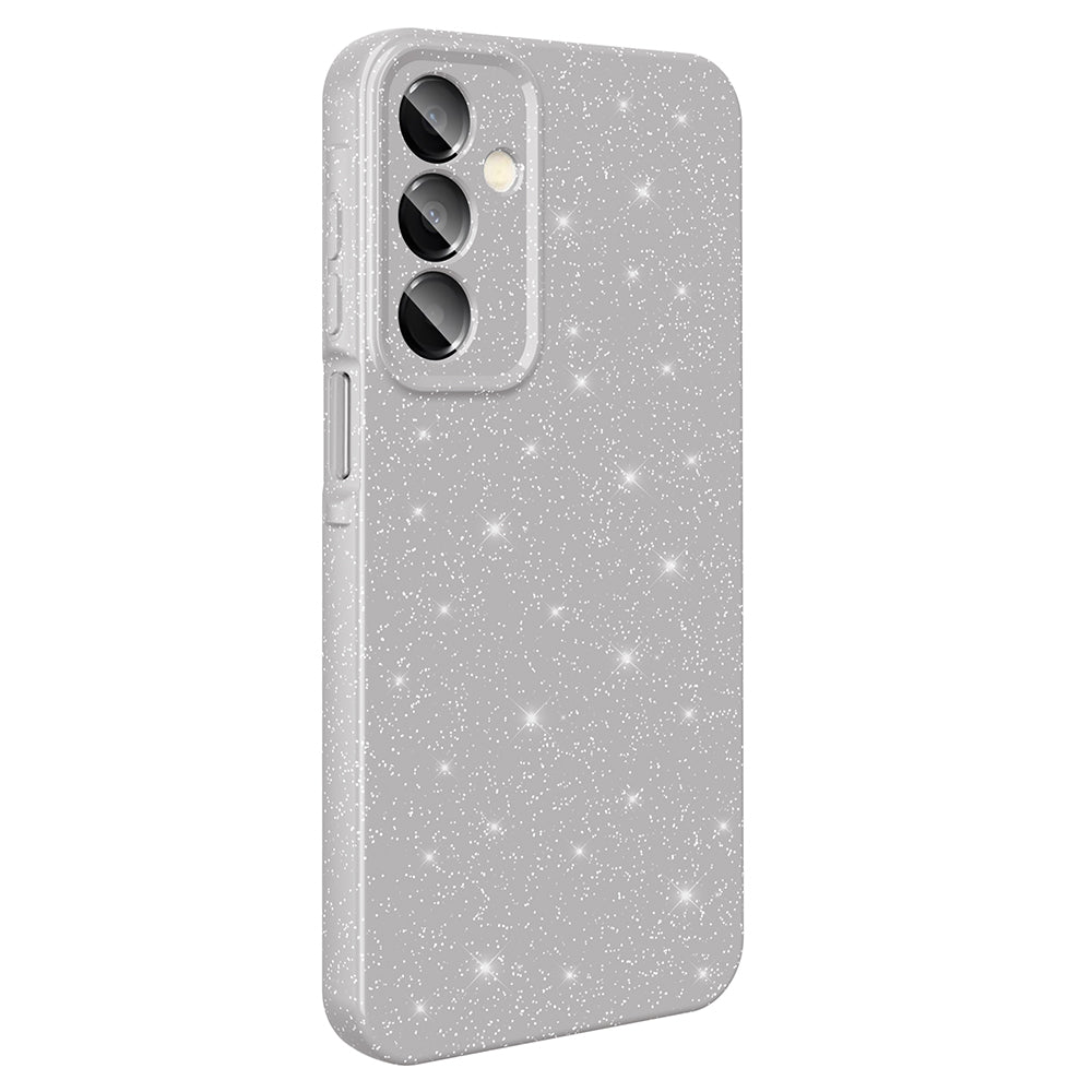 Galaxy A16 Case Camera Protection Glitter Luxury Zore Cotton Cover Black