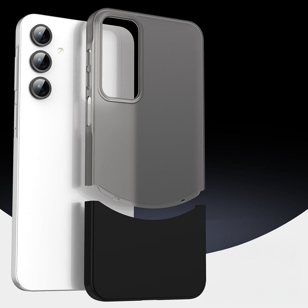 Galaxy A16 Magnetic Case Zore Double Cover Black
