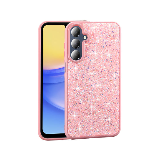Galaxy A16 Case Shiny Stone Design Zore Diamond Cover Pink