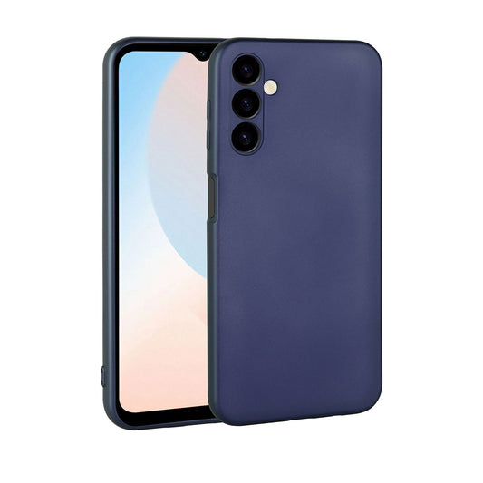 Galaxy A16 Case Zore Premier Silicone Cover Navy Blue