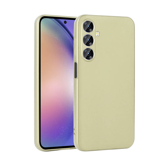 Galaxy A16 Case Zore Premier Silicone Cover Gold