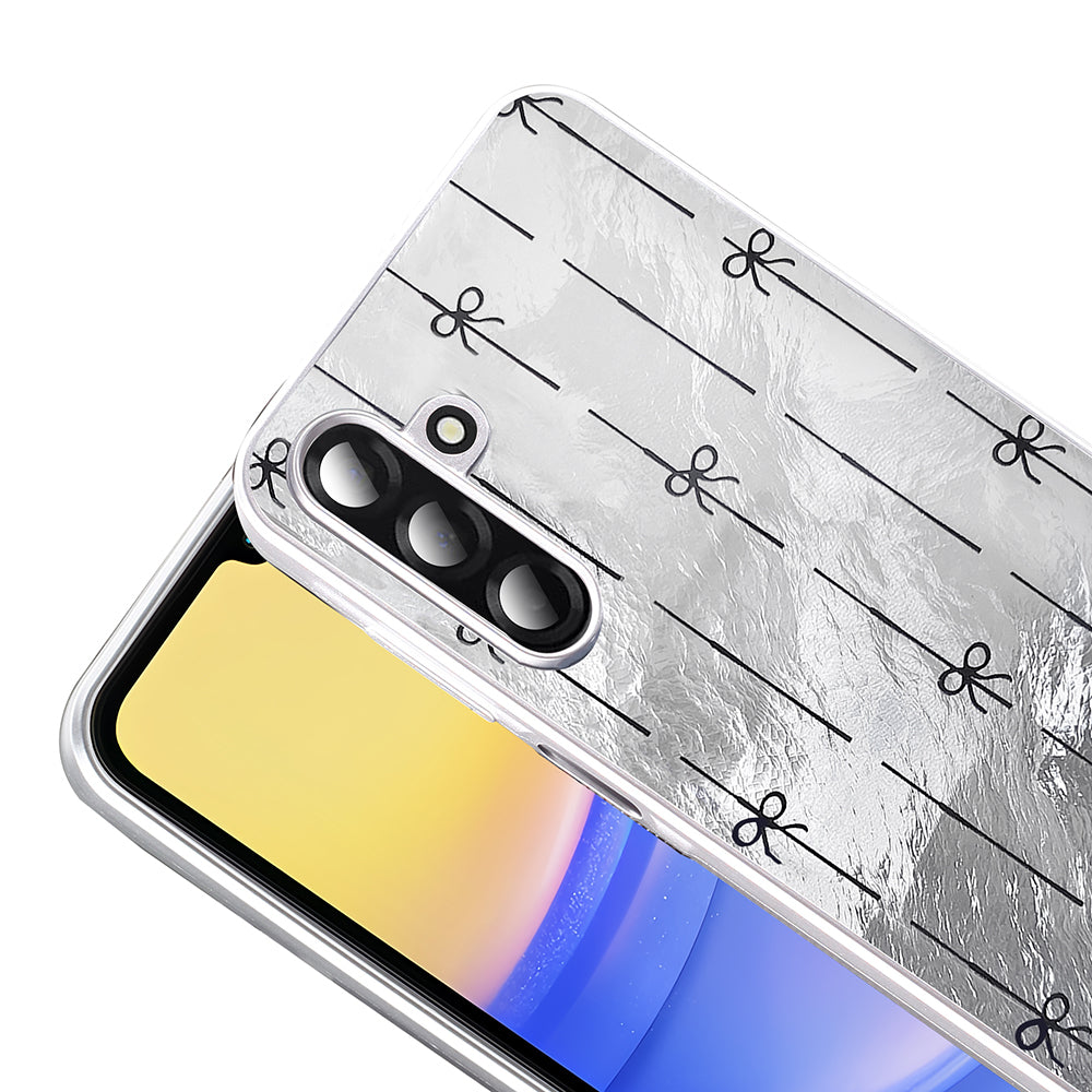 Galaxy A26 Case Patterned Zore Mep Cover Gray Leopard