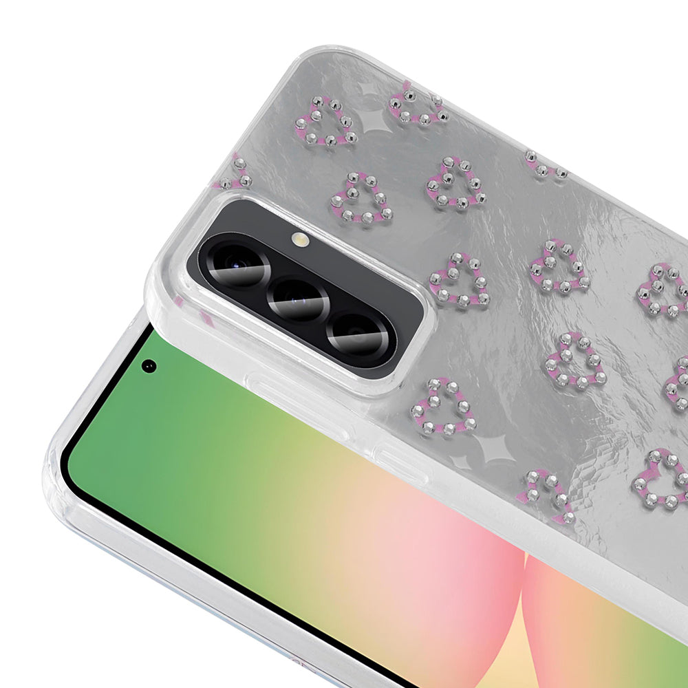 Galaxy A26 Case Camera Protection Figured Zore Ponti Silicone Cover White