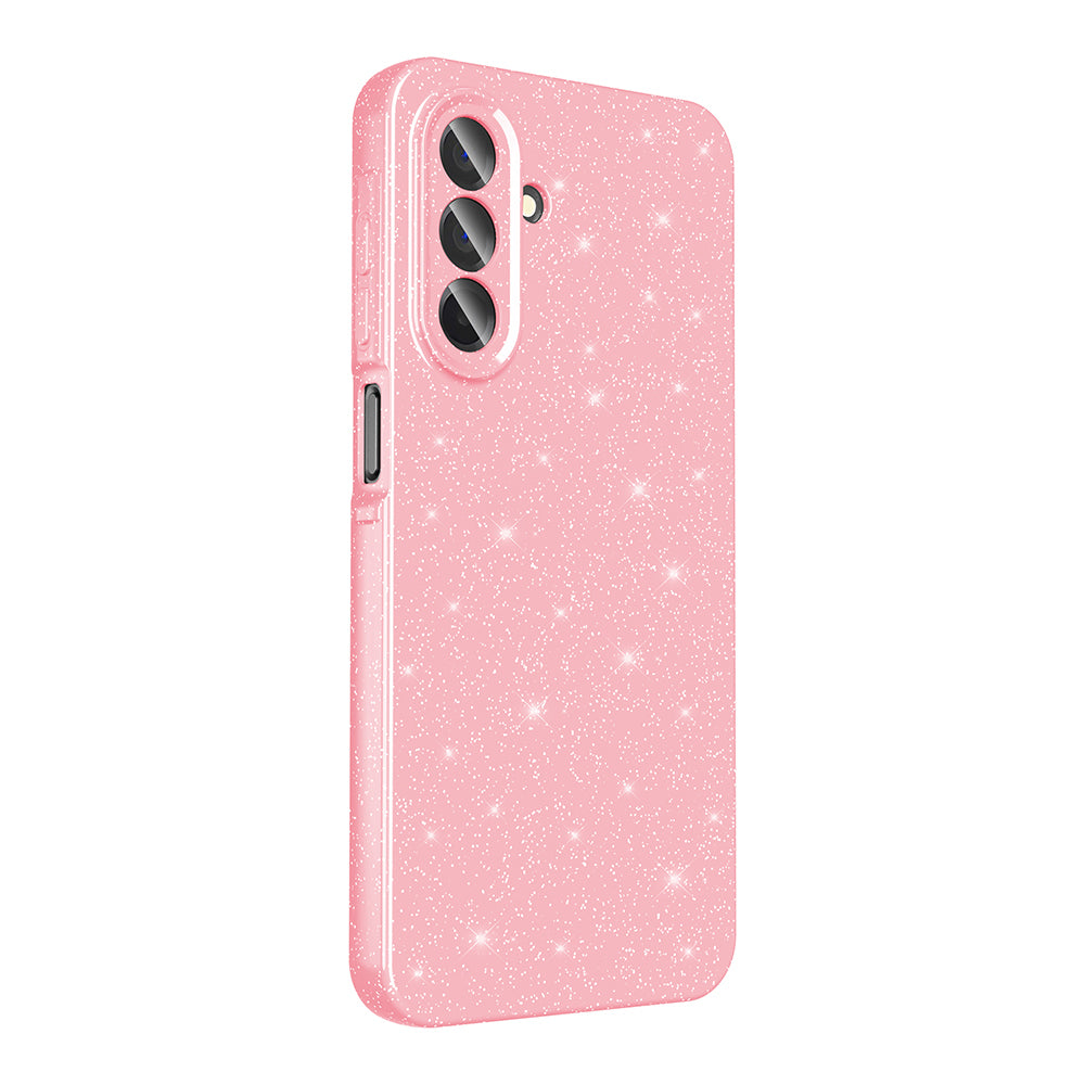 Galaxy A26 Case Camera Protection Glitter Luxury Zore Cotton Cover Black