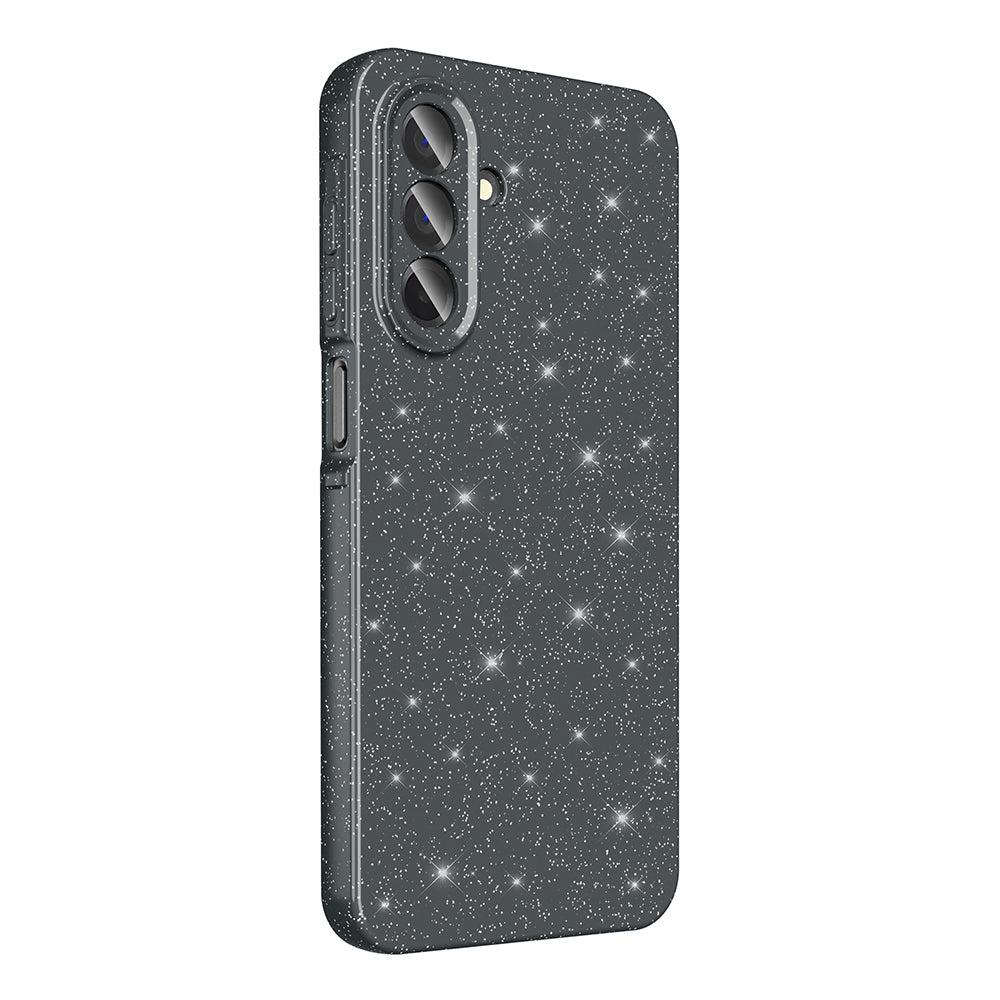 Galaxy A26 Case Camera Protection Glitter Luxury Zore Cotton Cover Black
