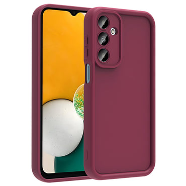 Galaxy A26 Case Camera Protection Zore Pineapple Cover Plum