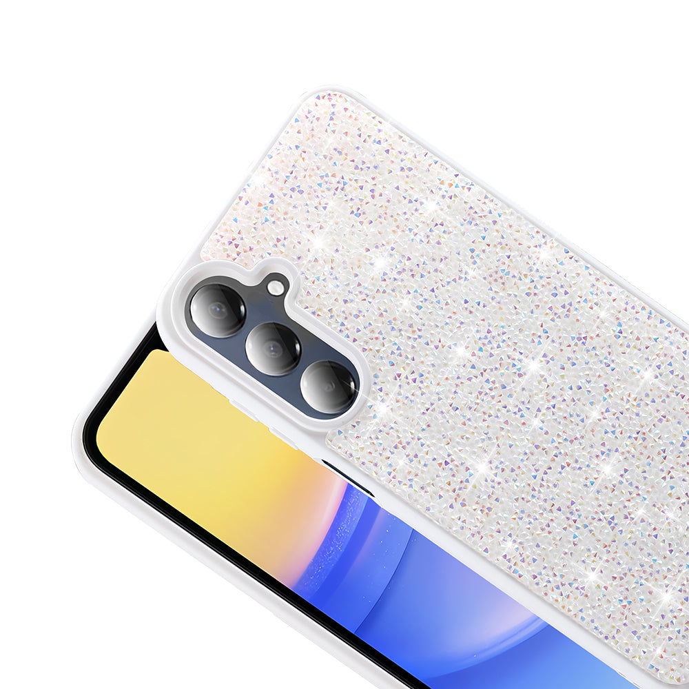 Galaxy A26 Case Shiny Stone Design Zore Diamond Cover Pink