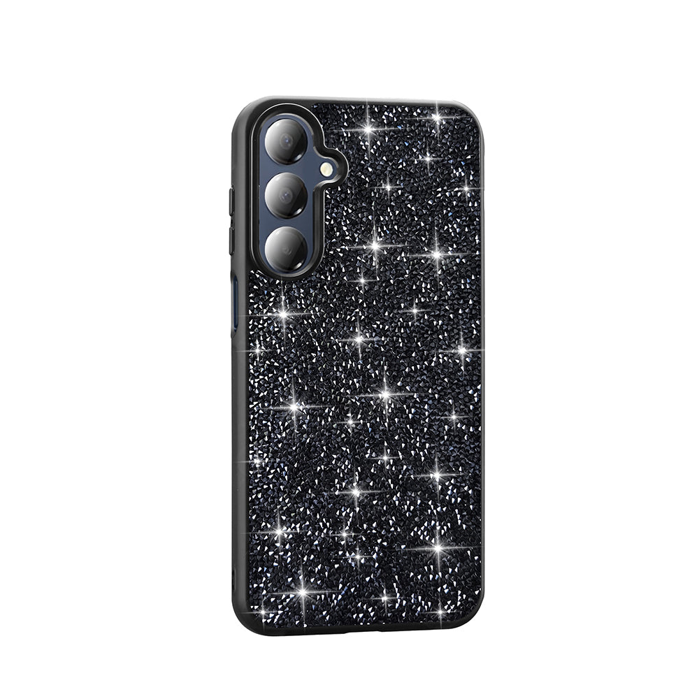 Galaxy A26 Case Shiny Stone Design Zore Diamond Cover White