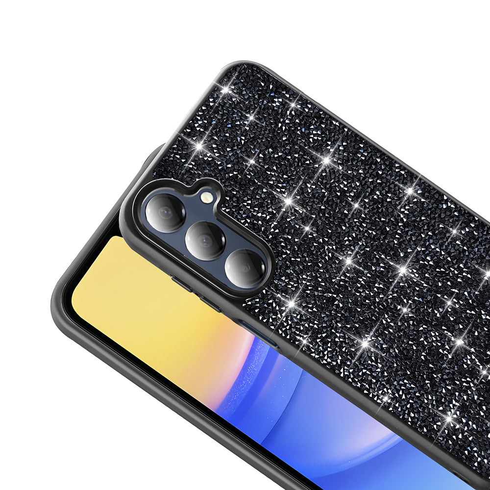 Galaxy A26 Case Shiny Stone Design Zore Diamond Cover Pink