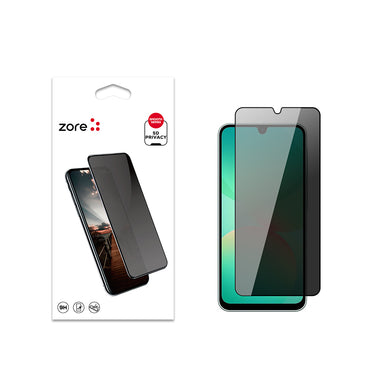 Galaxy A26 Zore New 5D Privacy Tempered Screen Protector Black