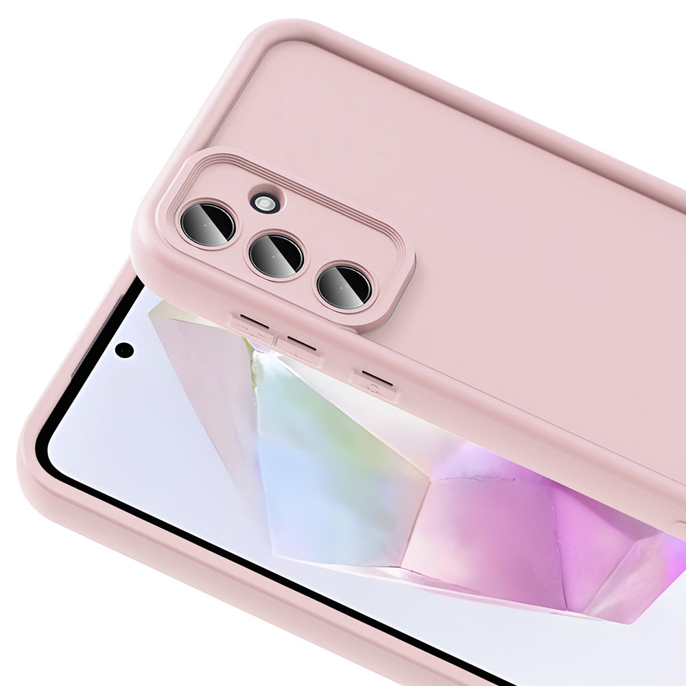 Galaxy A36 Case Camera Protection Zore Pineapple Cover Plum