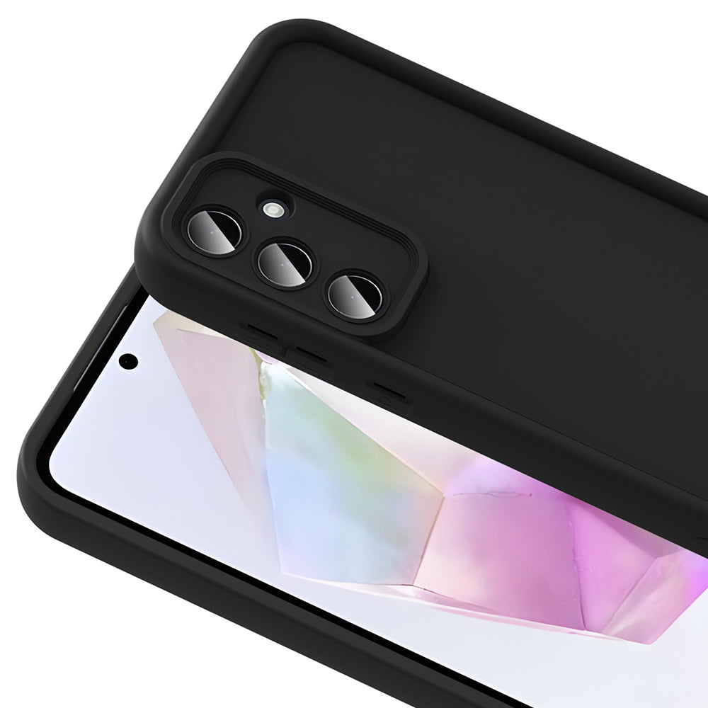 Galaxy A36 Case Camera Protection Zore Pineapple Cover Plum