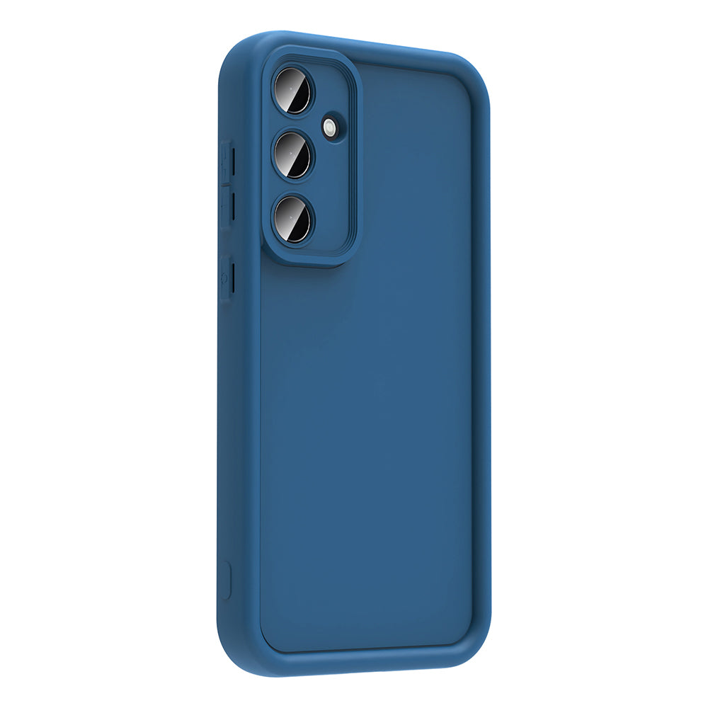 Galaxy A36 Case Camera Protection Zore Pineapple Cover Plum