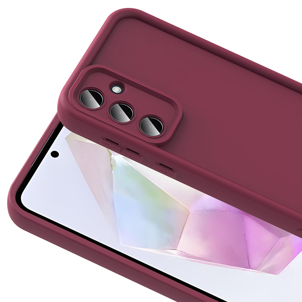 Galaxy A36 Case Camera Protection Zore Pineapple Cover Pink