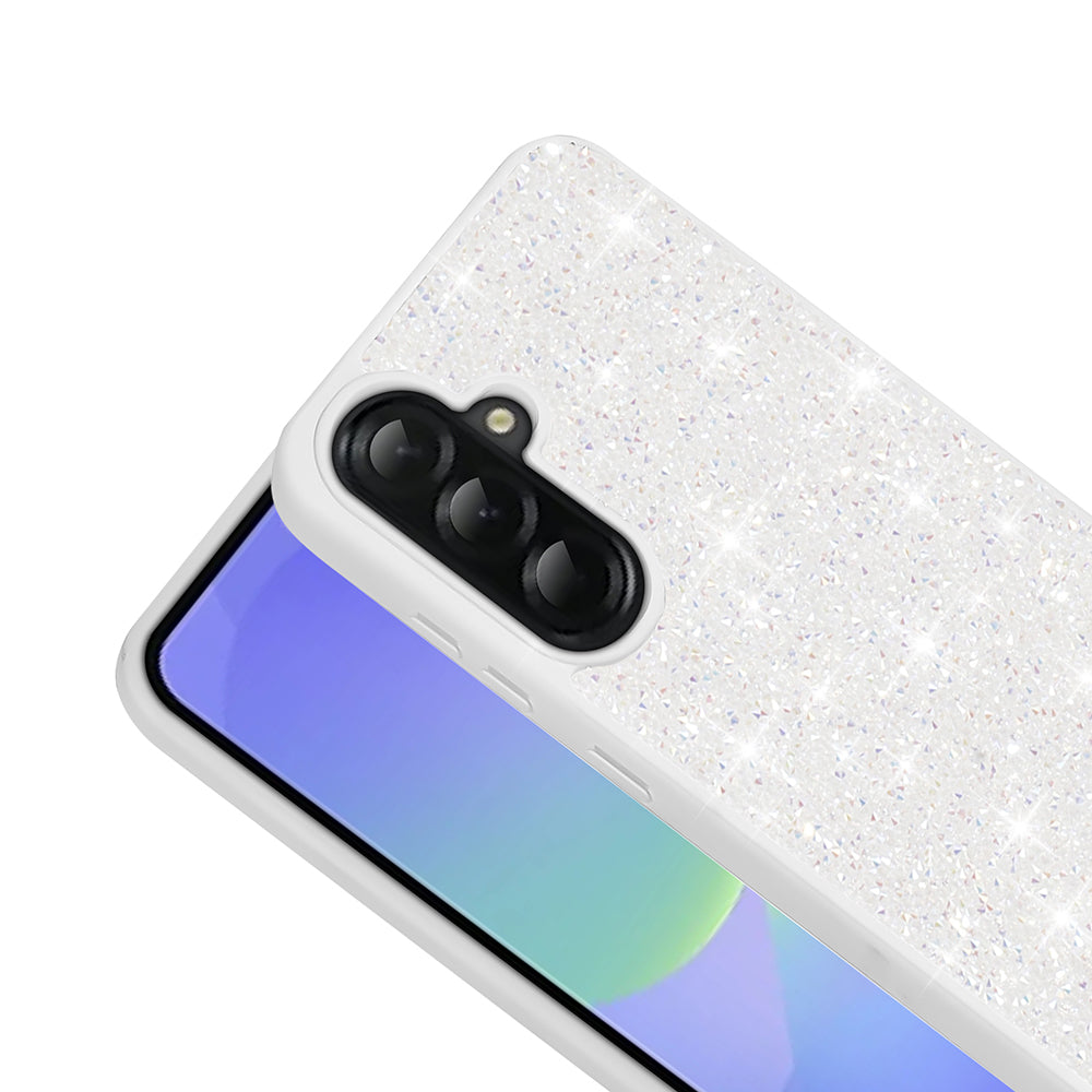 Galaxy A36 Case Shiny Stone Design Zore Diamond Cover Gold