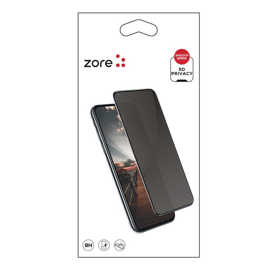 Galaxy A36 Zore New 5D Privacy Tempered Screen Protector Transparent