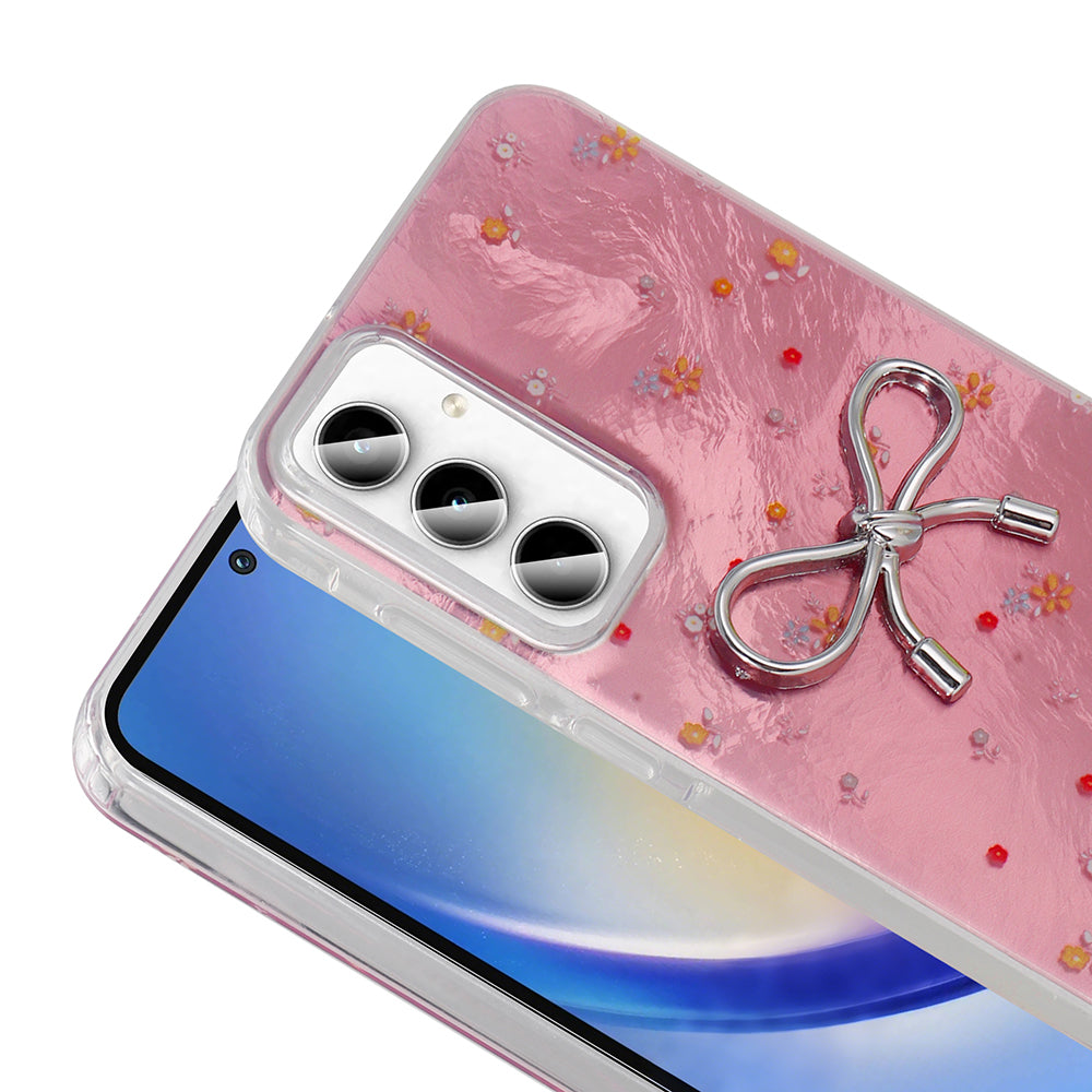 Galaxy A55 Case Camera Protection Figured Zore Ponti Silicone Cover Light Blue