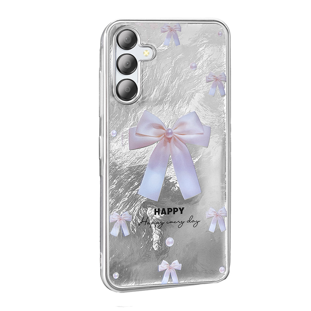 Galaxy A56 Case Patterned Zore Mep Cover Gray Leopard