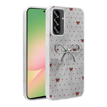 Galaxy A56 Case Camera Protection Figured Zore Ponti Silicone Cover White