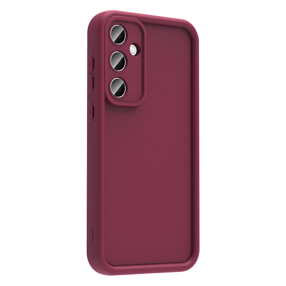 Galaxy A56 Case Camera Protection Zore Pineapple Cover Dark Green