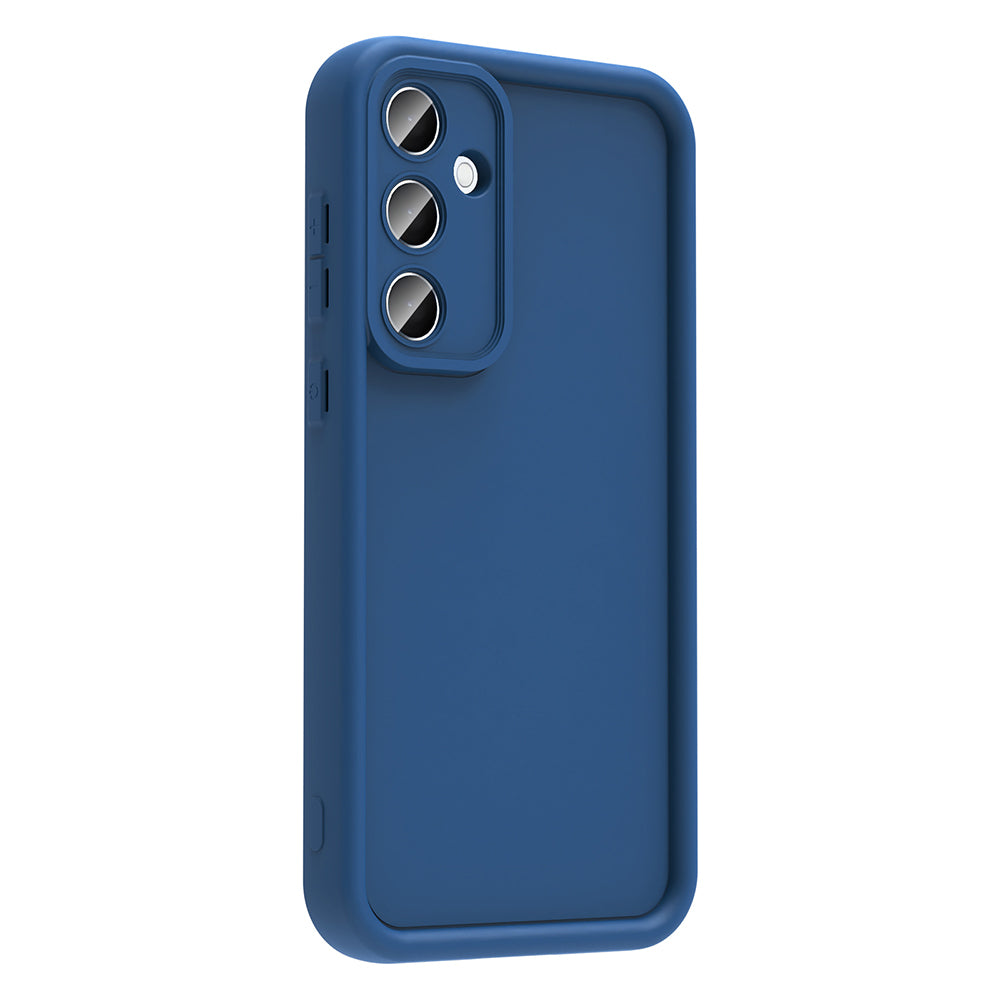Galaxy A56 Case Camera Protection Zore Pineapple Cover Plum