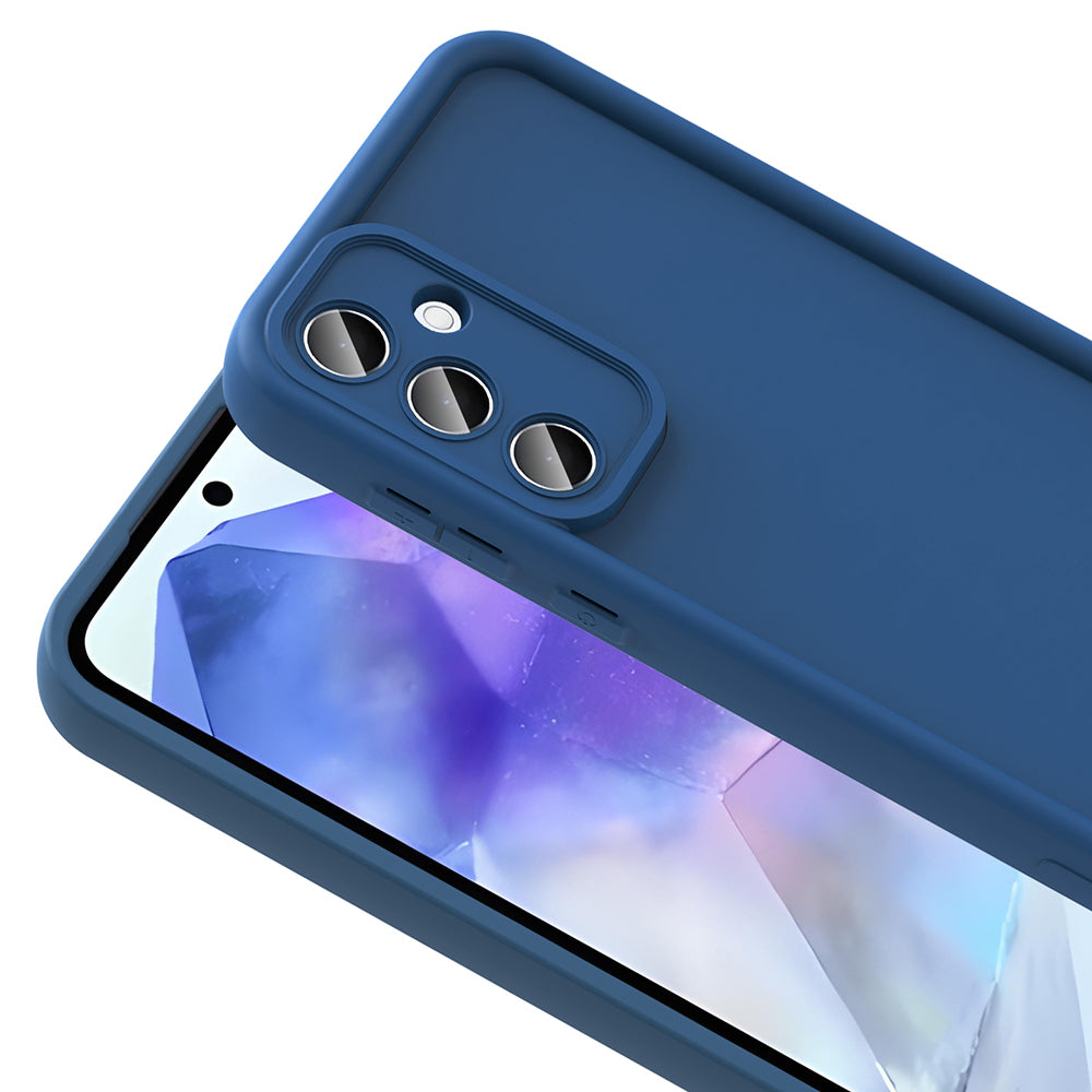 Galaxy A56 Case Camera Protection Zore Pineapple Cover Dark Green