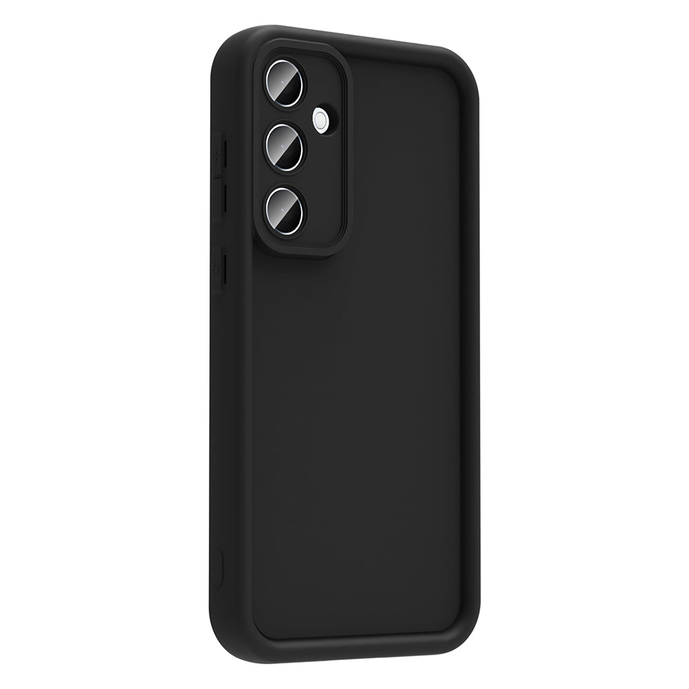 Galaxy A56 Case Camera Protection Zore Pineapple Cover Plum