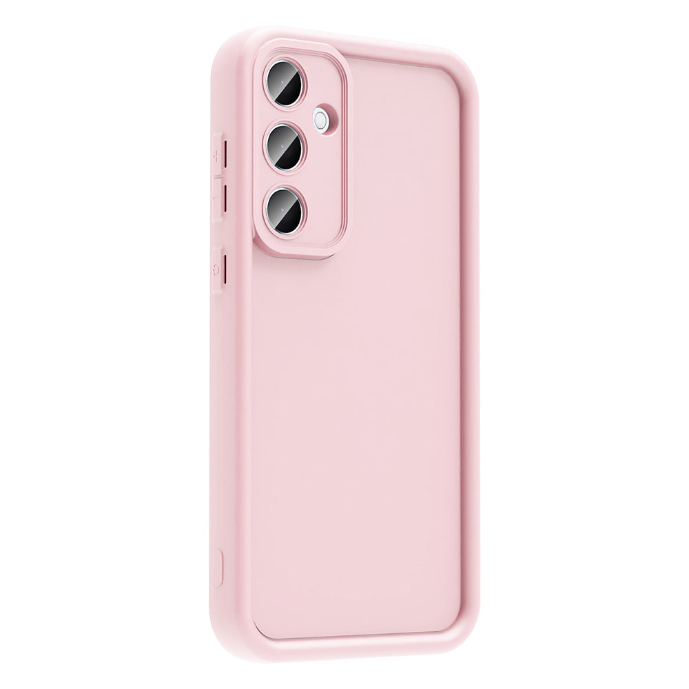 Galaxy A56 Case Camera Protection Zore Pineapple Cover Plum