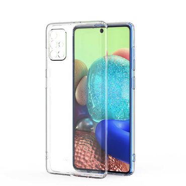Galaxy A71 Kılıf Zore Kamera Korumalı Süper Silikon Kapak