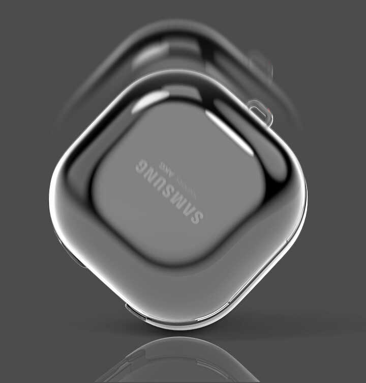Galaxy Buds Live Case Araree Nukin Cover Colorless