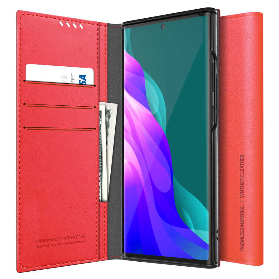 Galaxy Note 20 Case Araree Mustang Diary Case Gray