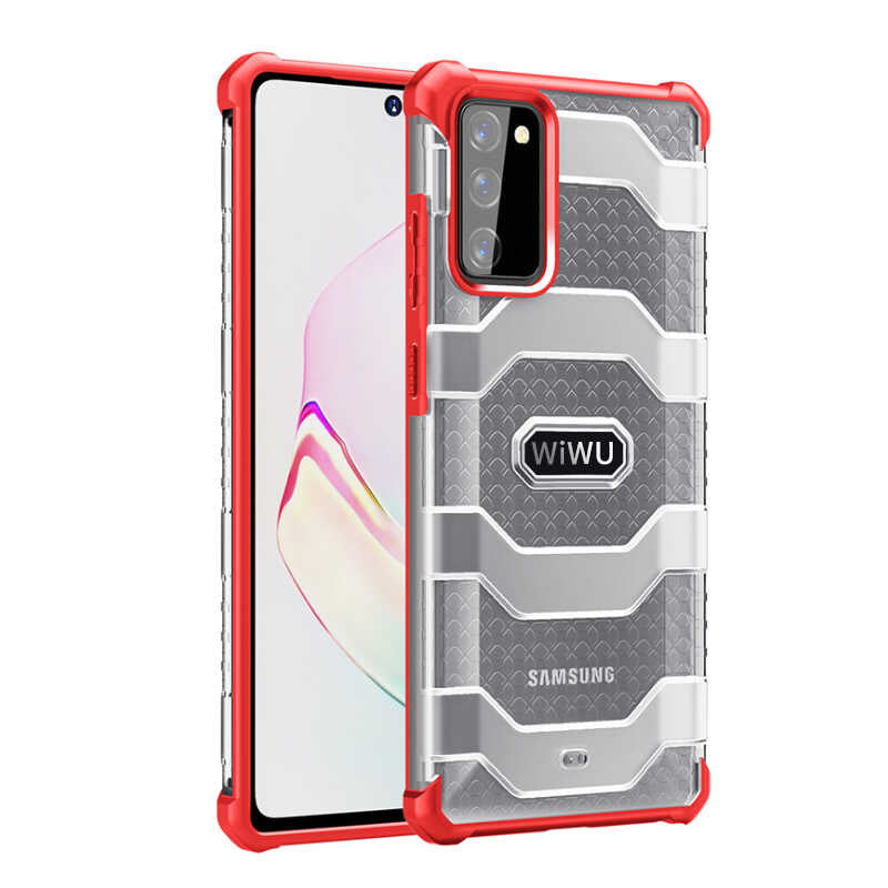 Galaxy Note 20 Case Wiwu Voyager Cover Red